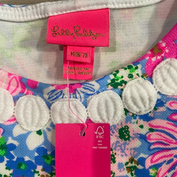 LITTLE‎ LILLY LONG SLEEVE MULTI LIL SOIREE ALL DAY Floral Dress for Kids - Picture 4 of 6